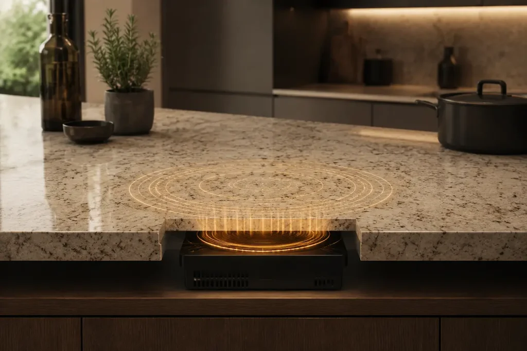 Invisible Induction Cooktop