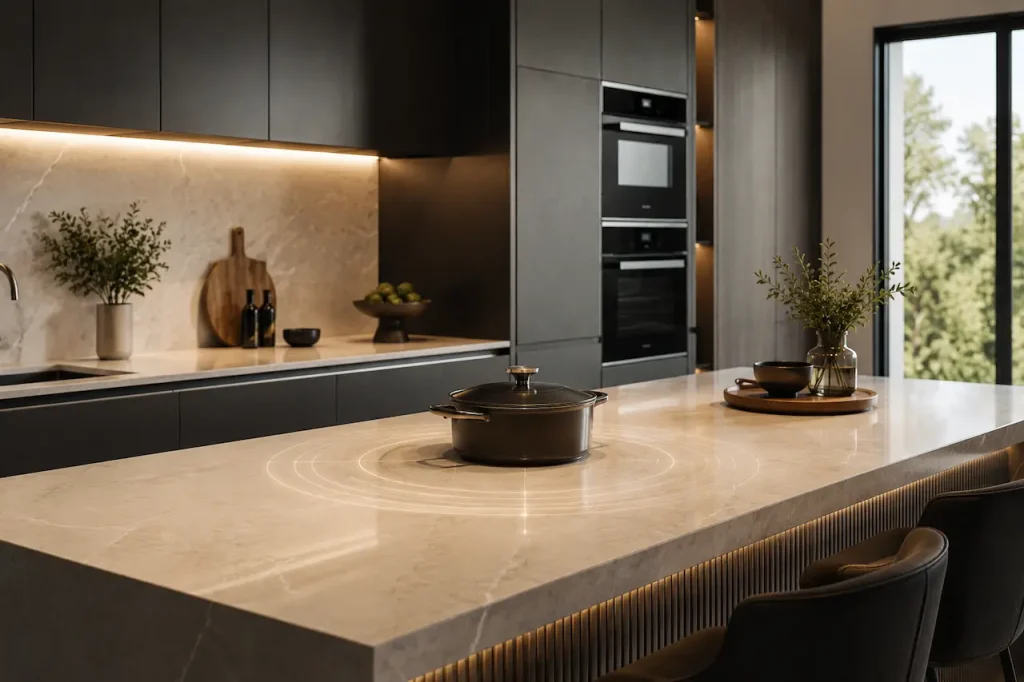 The Invisible Induction Cooktop and American Kitchen Design in 2026