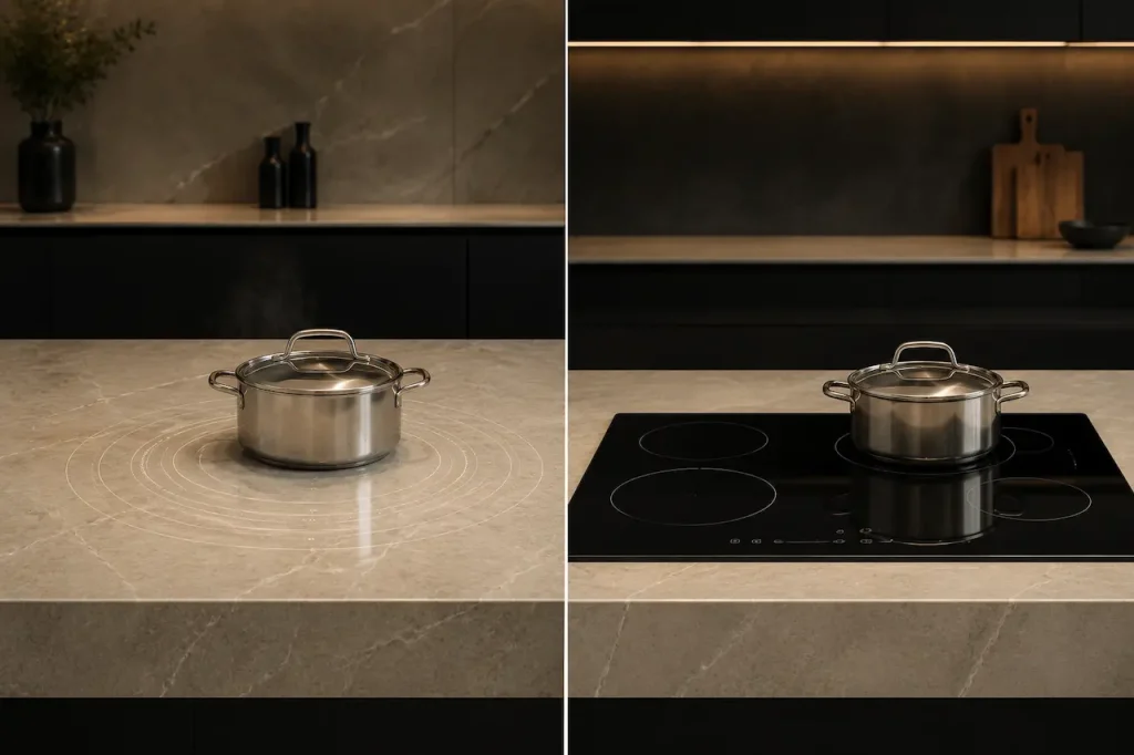 Invisible Induction Cooktop vs. Standard Induction: What's the Difference?